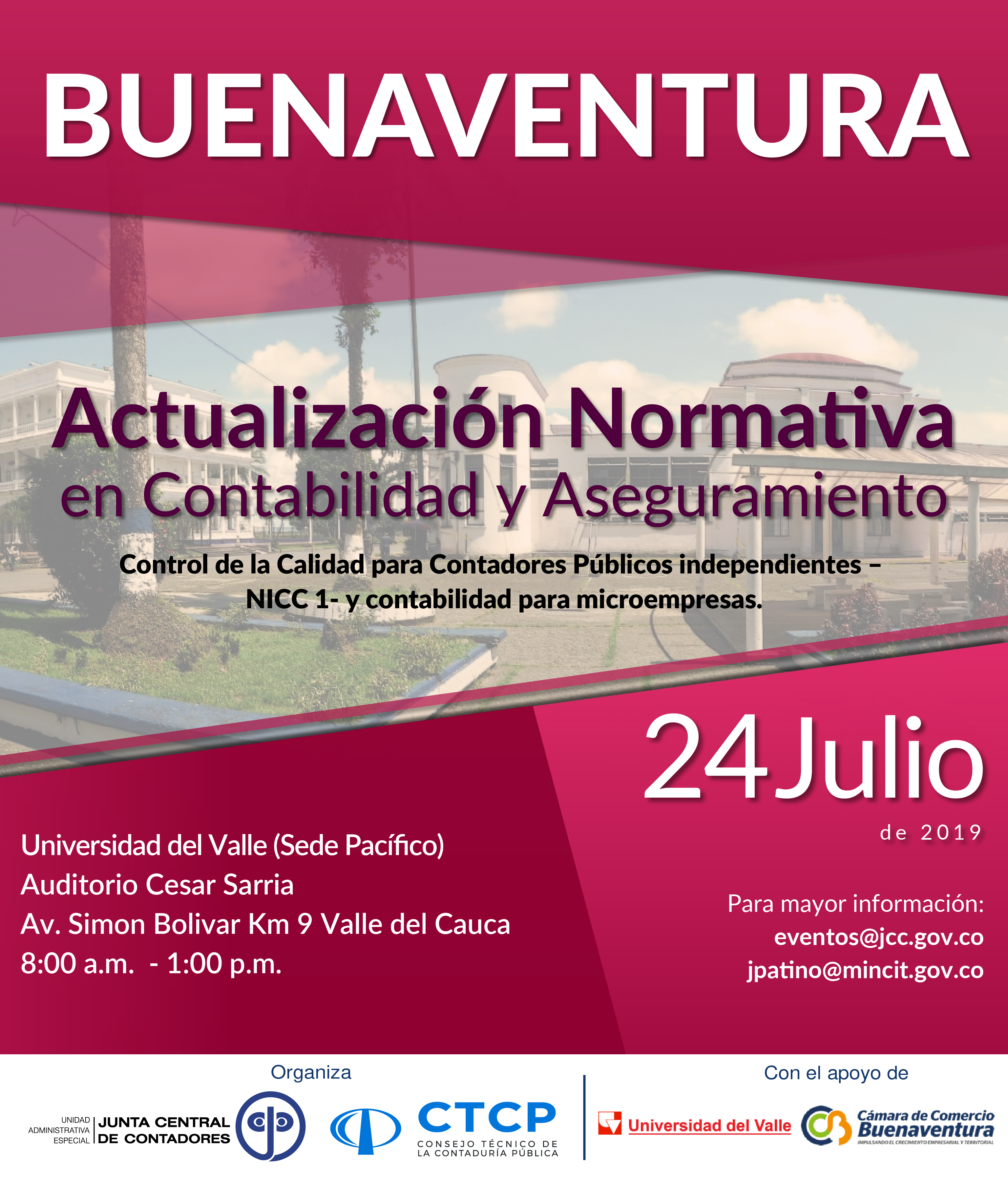 evento Actualización Normativa en Contabilidad y Aseguramiento
