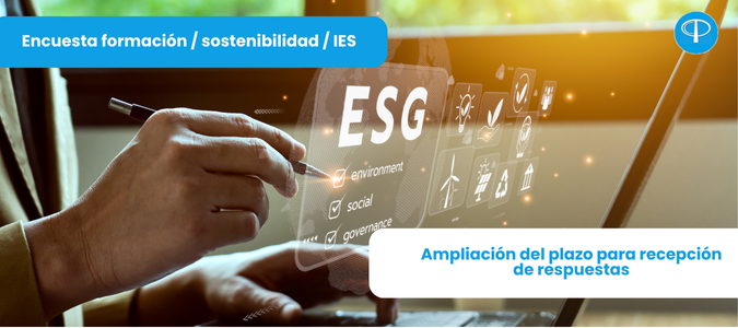 Noticia Ampliado el plazo para responder la encuesta de Formación en sostenibilidad