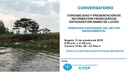 evento Conversatorio Contabilidad y Presentación de Información Financiera en ESAL (clic para ver más) - cerrado