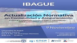 evento Actualización Normativa en Contabilidad y Aseguramiento - cerrado