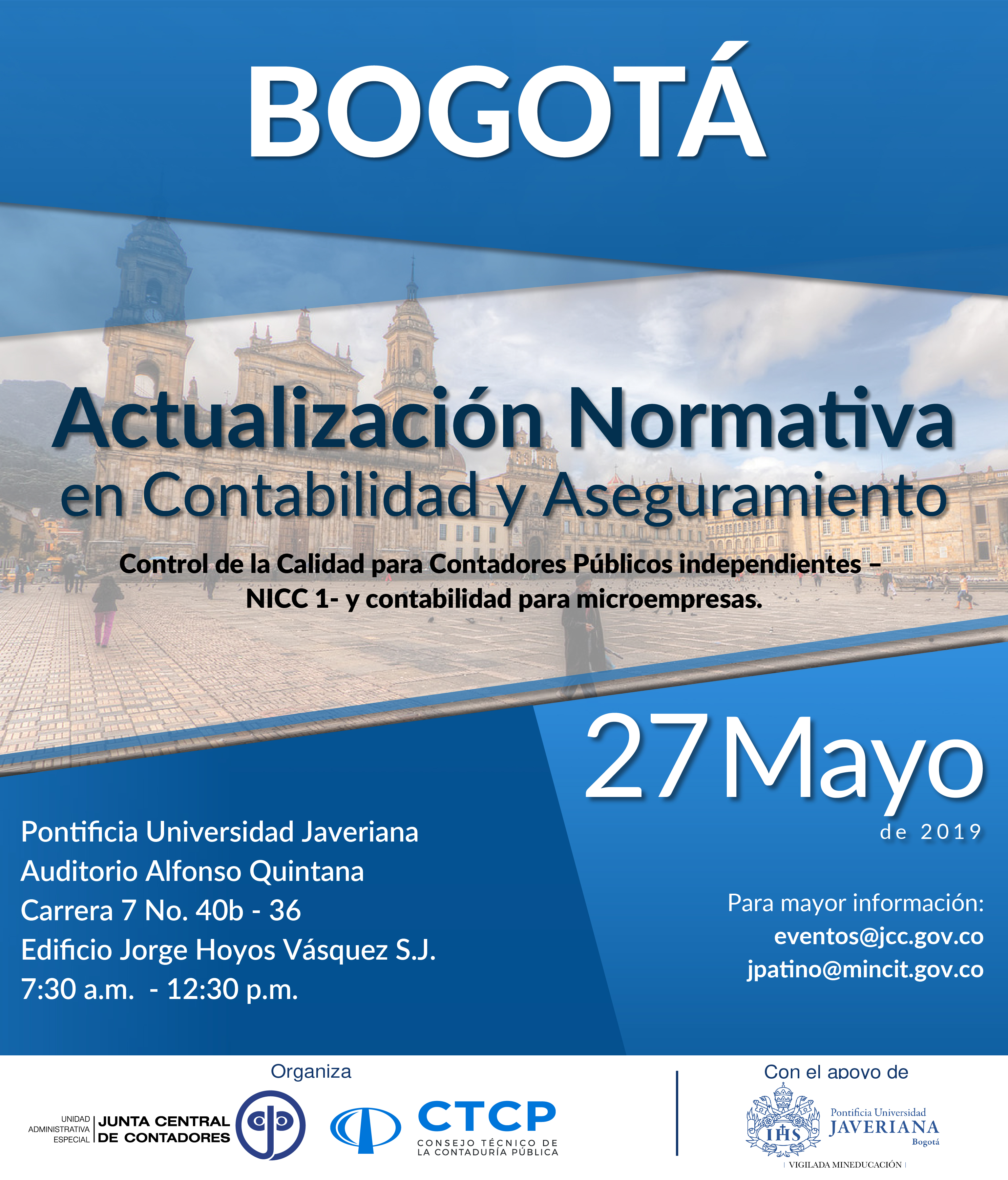 evento Actualización Normativa en Contabilidad y Aseguramiento