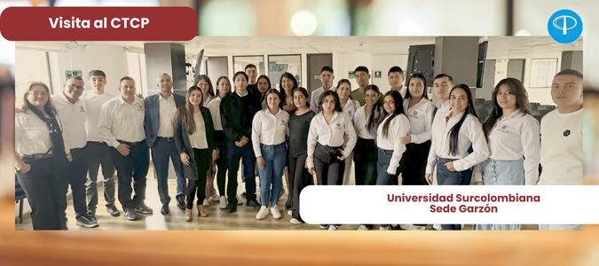 Noticia El CTCP recibió la visita de un grupo de estudiantes de la Universidad Surcolombiana Sede Garzón