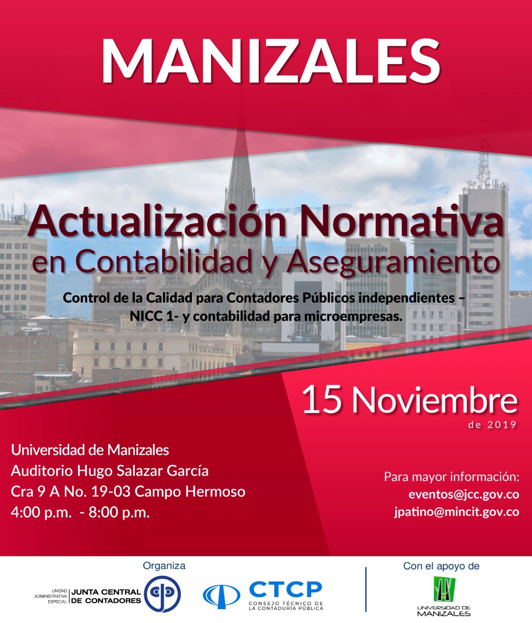 evento Actualización Normativa en Contabilidad y Aseguramiento
